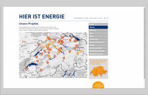 Screenshot Website hier-ist-energie.ch